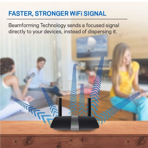 Linksys EA6350 Dual-Band Wi-Fi Router (AC1200 Fast Wireless Router) - Picture 6 of 10